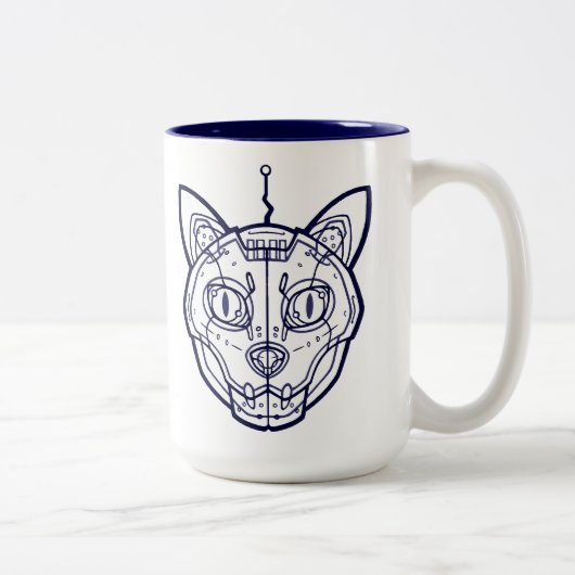 Tasse 2 Couleurs Mécanicat de la Marine (Droit)