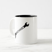 Tasse 2 Couleurs Mécanicien de clé (Devant gauche)