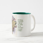 Tasse 2 Couleurs Médaille miraculeuse (Devant droit)