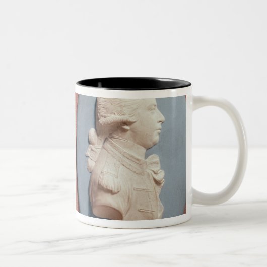 Tasse 2 Couleurs médaillons de George IV (Droit)