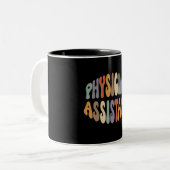 Tasse 2 Couleurs Médecin Assistant Fière Profession professionnelle (Devant gauche)
