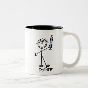 Tasse 2 Couleurs Médecin Bâtonnet de Base