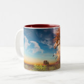 Tasse 2 Couleurs Médecine Cheval Musique (Devant gauche)