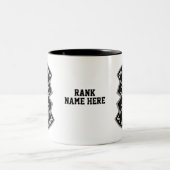 Tasse 2 Couleurs Médecine de combat - Patch spartiate personnalisab (Centre)