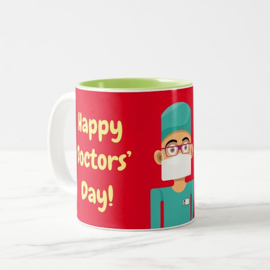 Tasse 2 Couleurs Médico cirujano (Devant gauche)