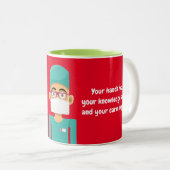 Tasse 2 Couleurs Médico cirujano (Devant droit)