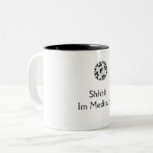 Tasse 2 Couleurs méditation de café (Devant gauche)