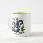 Tasse 2 Couleurs Méditation parfum zen Skunk (Devant gauche)