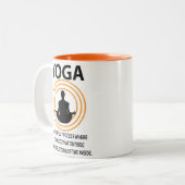 Tasse 2 Couleurs Méditation yoga Yoga (Devant gauche)