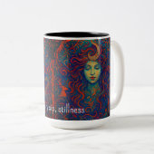 Tasse 2 Couleurs Méditez avec une bonne brasse (Devant droit)