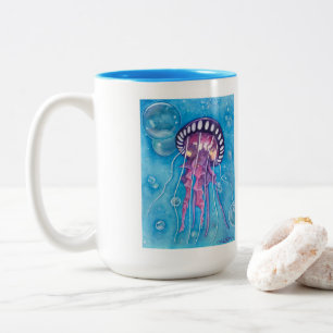 Tasse 2 Couleurs Medusa de mer profonde