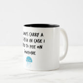 Tasse 2 Couleurs Méduse (Devant droit)