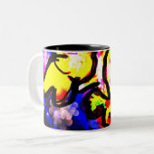 Tasse 2 Couleurs Méduse drôle (Devant gauche)