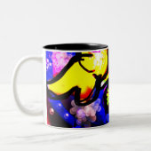 Tasse 2 Couleurs Méduse drôle (Gauche)
