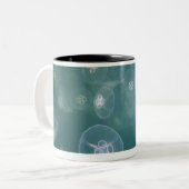 Tasse 2 Couleurs Méduses de lune (Devant gauche)