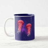 Tasse 2 Couleurs Méduses Incroyables Dans L'Espace (Gauche)