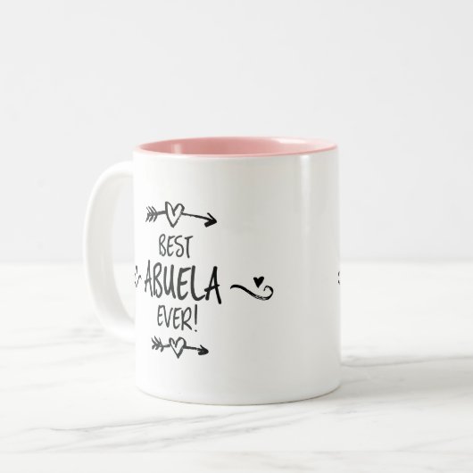 Tasse 2 Couleurs Meilleur Abuela (Devant gauche)