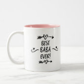 Tasse 2 Couleurs Meilleur Baba Ever (Gauche)