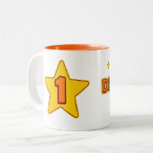 Tasse 2 Couleurs Meilleur batteur (Devant gauche)