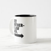 Tasse 2 Couleurs Meilleur beau-frère (Devant gauche)