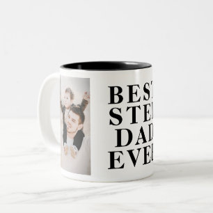 Tasse 2 Couleurs Meilleur Beau-Père de Tous les Temps Fête des Père