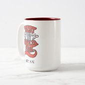 Tasse 2 Couleurs Meilleur Bowler Ever Bowling Nouveauté personnalis (Devant gauche)