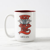Tasse 2 Couleurs Meilleur Bowler Ever Bowling Nouveauté personnalis (Gauche)