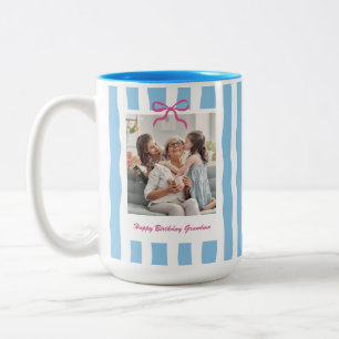 Tasse 2 Couleurs Meilleur cadeau d'anniversaire de grand-mère petit