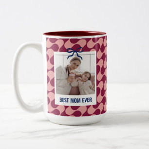 Tasse 2 Couleurs Meilleur cadeau de fête des mères et d'anniversair