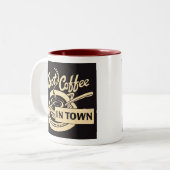 Tasse 2 Couleurs Meilleur café (Devant gauche)