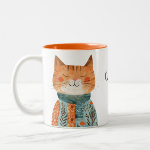 Tasse 2 Couleurs Meilleur Chat Maman Mignonne Mère Nom de la Fête
