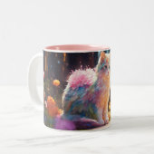 TASSE 2 COULEURS MEILLEUR CHAT MOM JAMAIS (Devant gauche)