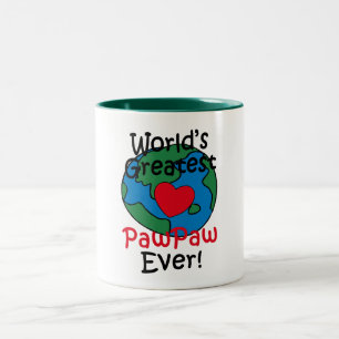 Tasse 2 Couleurs Meilleur cœur de papy du monde