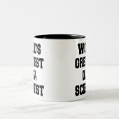 Tasse 2 Couleurs Meilleur Data Scientist du monde (Centre)