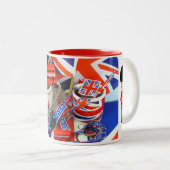 Tasse 2 Couleurs Meilleur des souvenirs britanniques (Devant droit)