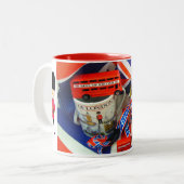 Tasse 2 Couleurs Meilleur des souvenirs britanniques (Devant gauche)
