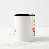 Tasse 2 Couleurs Meilleur Enseignant de Tous les Temps (Centre)