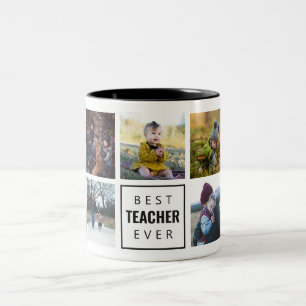 Tasse 2 Couleurs Meilleur Enseignant Jamais Photo Musique Personnal