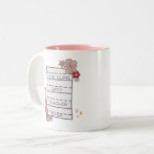 Tasse 2 Couleurs Meilleur enseignant sur mesure (Devant gauche)