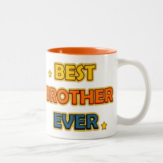 Tasse 2 Couleurs Meilleur frère (Droit)