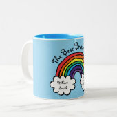 Tasse 2 Couleurs Meilleur Frère jamais Rainbow Blue (Devant gauche)