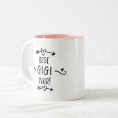 Tasse 2 Couleurs Meilleur Gigi jamais (Devant gauche)