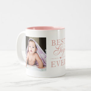Tasse 2 Couleurs Meilleur Gigi jamais rose Anniversaire Personnalis