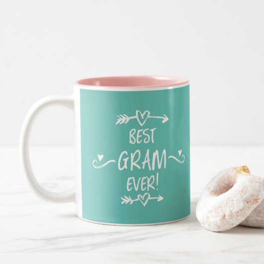 Tasse 2 Couleurs Meilleur Gram Ever (Avec donut)