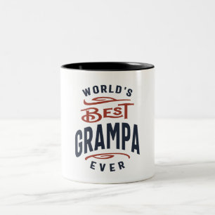 Tasse 2 Couleurs Meilleur Grampa jamais conçu au monde