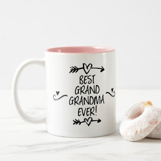 Tasse 2 Couleurs Meilleur grand-mère (Avec donut)
