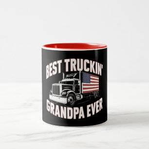 Tasse 2 Couleurs Meilleur Grand-Père Du Truckin
