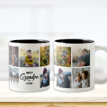 Tasse 2 Couleurs Meilleur Grand-Père Jamais Photo Musique Personnal<br><div class="desc">Customisez cette tasse et offrez-la en cadeau ! Version 15 oz —> https://www.zazzle.com/best_grandpa_ever_custom_photo_mug-168243806887719555</div>