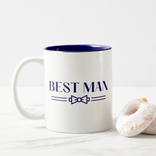 Tasse 2 Couleurs Meilleur homme (Avec donut)