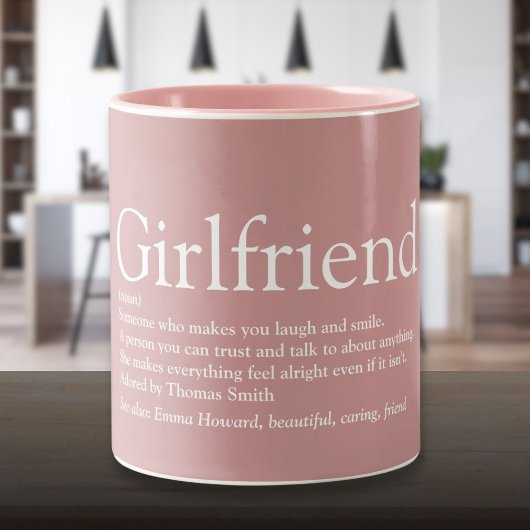 Tasse 2 Couleurs Meilleur Jamais Fille Définition Fille Rose